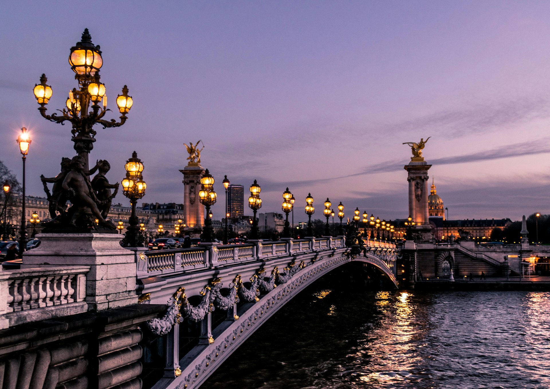 Paris'te öğrenci yaşamı — Pont Alexandre III ve Seine Nehri